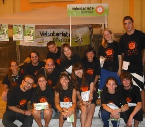 i volontari del workamp di Grumo Nevano organizzato da Cantiere Giovani
