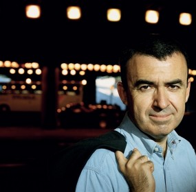 El escritor Lorenzo Silva en Madrid. Agosto 2007