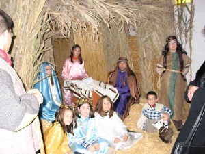 Natività, presepe vivente