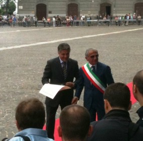 sindaco esposito e vito de lucia sant'anastasia