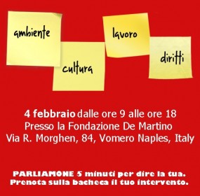 locandina SINISTRA ERA MONTI VOMERO