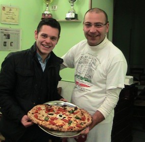 pizza occhio all'artsita con di matteo