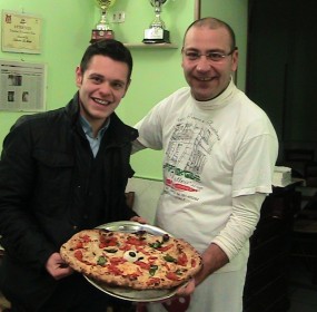 pizza occhio all'artsita con di matteo