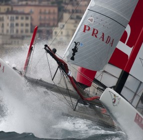 luna rossa prima regata a napoli