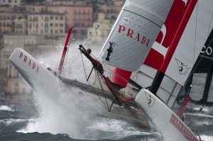 luna rossa prima regata a napoli