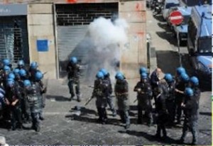 scontri equitalia napoli