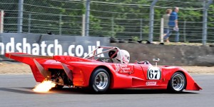 Michele Liguori su Lola t296 car 67 a Brands Hatch