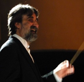 Peppe Vessicchio in un suo concerto al Trianon