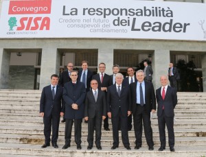 industriali alla convention Cedi SISA centro sud_Arnone (Lete),Auricchio, Preve (Riso Gallo), Colombo (Conserve Italia), Potecchi (Nestlè Italia), Del Porto (Barilla), Marelli (Peroni), Pettorino (S
