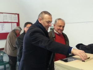 salvatore grillo al voto delle primarie