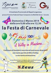 volley in maschera fipav napoli