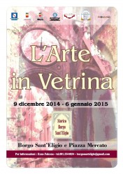 locandina Arte in vetrina
