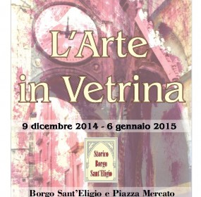 locandina Arte in vetrina