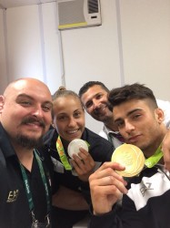 dario romano - judo - rio de janeiro - fabio basile e odette giuffirda medaglie olimpiche - ciccio bianchessi